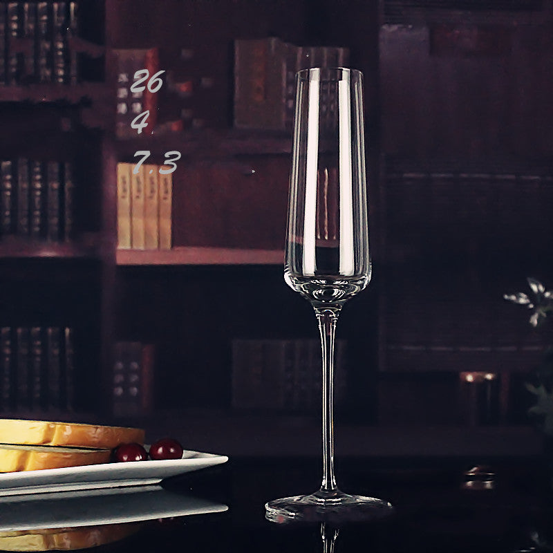 Handmade Crystal Champagne Flutes – Light Luxury Style