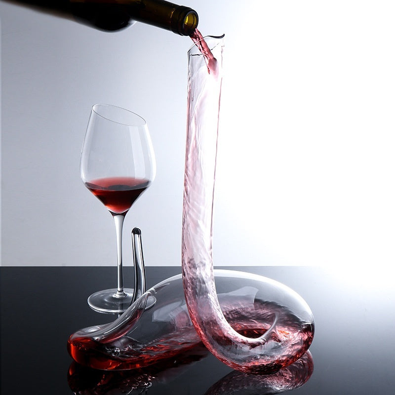 Snake Wine Decanter – Austrian Crystal Glass, Luxury Style