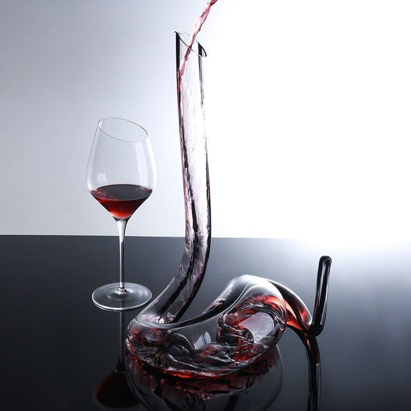 Snake Wine Decanter – Austrian Crystal Glass, Luxury Style