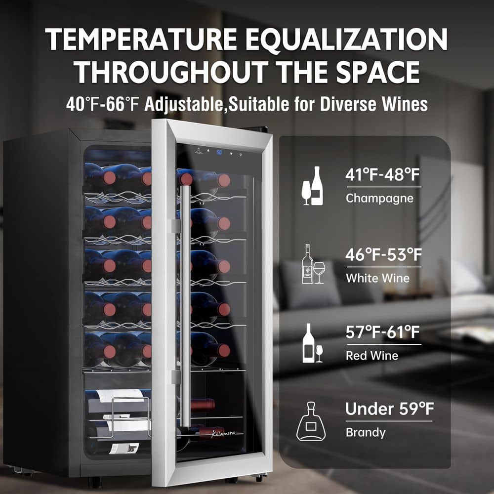Wine Cooler Small Wine Fridge 24 Bottle
