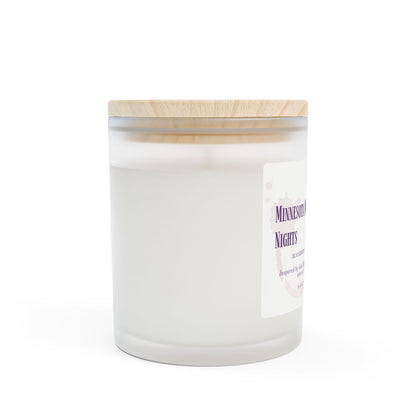 Minnesota Marquette Nights – Blackberry & Vanilla Scented Candle (11oz, Crackling Wooden Wick, Wine-Inspired Collection)