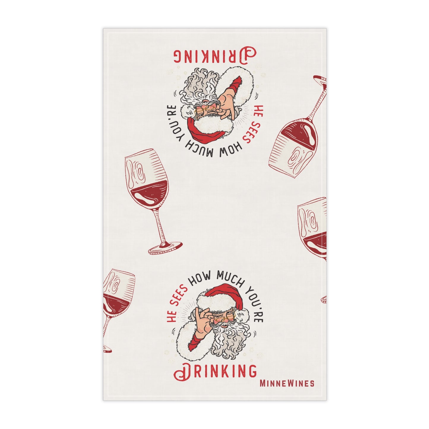 Santa See You Tea Towels