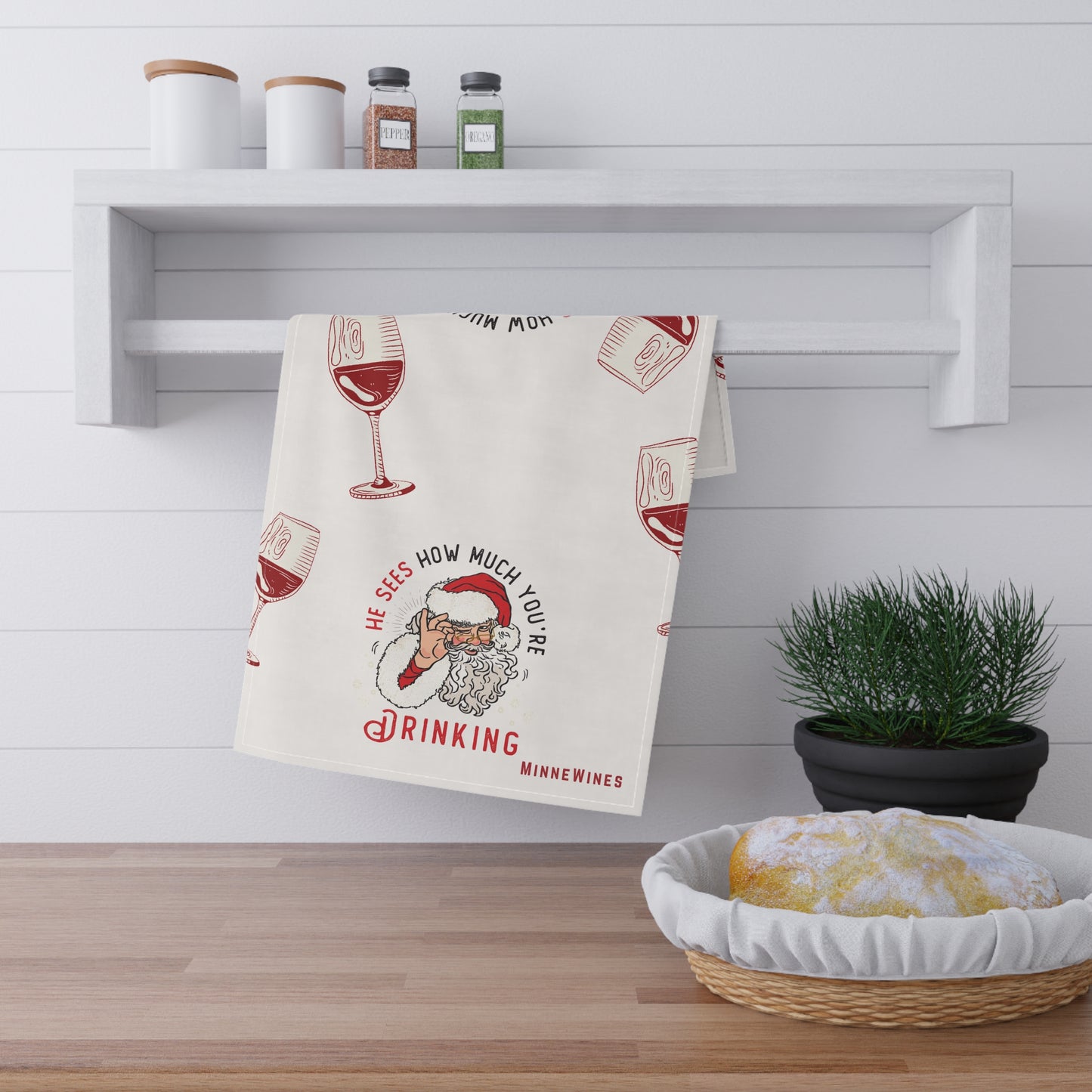 Santa See You Tea Towels