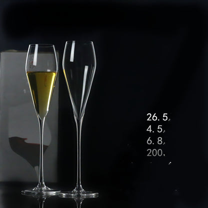 Handmade Crystal Champagne Flutes – Light Luxury Style