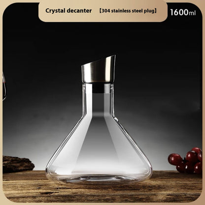 Elegant Waterfall Wine Decanter – Lead-Free Crystal, Barware Essential